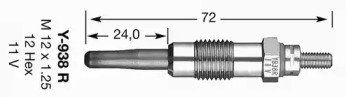 Свеча накаливания NGK 5267